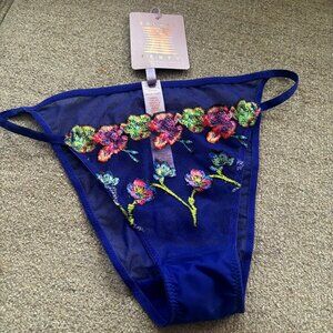 Savage X Fenty Blue Floral Panties